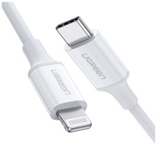Дата кабель USB-C to Lightning 2.0m US1713A Nickel Plating ABS Shell White UGREEN (60749)
