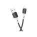 Дата кабель USB 2.0 AM to Lightning 1.0m 2.4A silicone BX79 black BOROFONE (6974443384741)