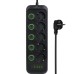 Мережевий фільтр живлення XoKo XK-SP-5-2-1-BK