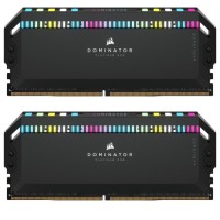 Модуль пам'яті для комп'ютера DDR5 32GB (2x16GB) 6200 MHz Dominator Platinum RGB Black Corsair (CMT32GX5M2X6200C36)