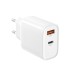 Зарядний пристрій XO 1xUSB-C PD30W + 1xUSB QC3.0 (XO-QC16)