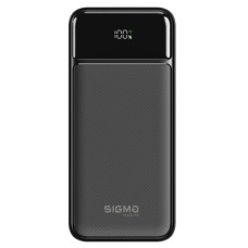 Батарея універсальна Sigma X-power SI30A4QL 30000mAh, PD/20W, QC22.5W, LED, cable 20w, black (4827798787311)