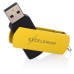 USB флеш накопичувач eXceleram 32GB P2 Series Yellow2/Black USB 2.0 (EXP2U2Y2B32)