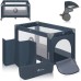 Дитячий манеж Lionelo Stefi BLUE GREY (LO-STEFI BLUE GREY)