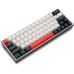 Клавіатура Thunderobot K63 RGB Red Switch USB UA White (6932066313449)