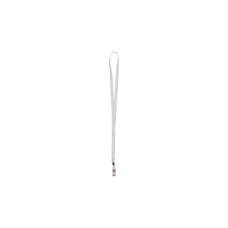 Шнурок для бейджа Axent з металивим кліпом, білий (4532-21-A)
