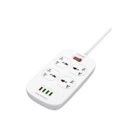 Мережевий фільтр живлення LDNIO SC4407Q 4роз. 4USB 2м (SC4407Q)
