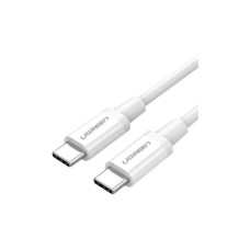 Дата кабель USB-C to USB-C 0.5m 3A 60W US264 white UGREEN (60517)