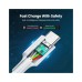 Дата кабель USB-C to USB-C 0.5m 3A 60W US264 white UGREEN (60517)