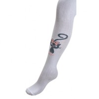 Колготки UCS Socks з котиком (M0C0301-2114-3G-white)