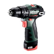 Шуруповерт Metabo PowerMaxx SB BL 12В, 2х2Ah, 20·38Нм, 0-400·0-1500об/хв (601784500)