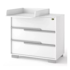 Комод-пеленатор Angelo Loft (біло-сірий) 90х51х90 (20009)