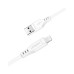 Дата кабель USB 2.0 AM to Lightning 1.2m 2.4A TPE C3-02 White Acefast (6974316280835)