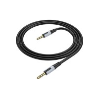 Кабель мультимедійний 3.5mm M to 3.5mm M 1.0m BL19 black BOROFONE (6941991108310)