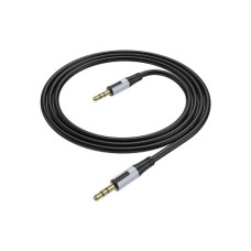 Кабель мультимедійний 3.5mm M to 3.5mm M 1.0m BL19 black BOROFONE (6941991108310)