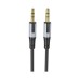 Кабель мультимедійний 3.5mm M to 3.5mm M 1.0m BL19 black BOROFONE (6941991108310)