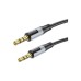 Кабель мультимедійний 3.5mm M to 3.5mm M 1.0m BL19 black BOROFONE (6941991108310)