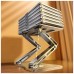 Підставка до ноутбука RTAKO RS-CP75D 3-Level Rotation Laptop Stand Silver (6930539537293)