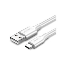 Дата кабель USB 2.0 AM to USB-C 0.25m 3A US287 white Ugreen (60119)
