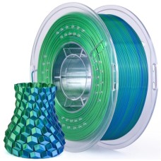 Пластик для 3D-принтера ELEGOO PLA Silk 1кг, 1.75мм, blue green (50.203.0467)