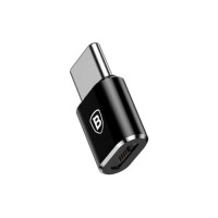 Перехідник Micro USB F To USB-C M Adapter Black Baseus (CAMOTG-01)