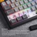 Клавіатура Ajazz AK820 V2 Coconut Flake Switch Wireless/Bluetooth/USB UA Black/Gray/Yellow (AK820-V2-CF-BGY)