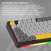 Клавіатура Ajazz AK820 V2 Coconut Flake Switch Wireless/Bluetooth/USB UA Black/Gray/Yellow (AK820-V2-CF-BGY)