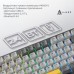 Клавіатура Ajazz AK820 V2 Coconut Flake Switch Wireless/Bluetooth/USB UA Black/Gray/Yellow (AK820-V2-CF-BGY)