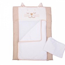 Пеленальний матрацик Верес Smiling Animals beige (50*70) (424.04)