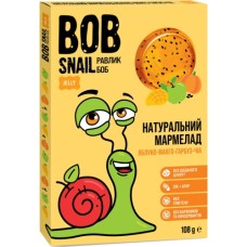 Мармелад Bob Snail Равлик Боб манго-гарбуз-чіа 108 г (4820219341277)