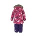 Комплект верхнього одягу дитячий Huppa NOVALLA 45020030 фуксія з принтом/темно-ліловий 110 (4741468729572)