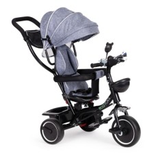 Дитячий велосипед Ecotoys Comfort З поворотним сидінням Grey (JM-066-9 GREY)