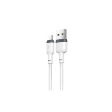 Дата кабель USB 2.0 AM to USB-C 1.0m 2.1A white XO (XO-NB-208-TC-1-WH)