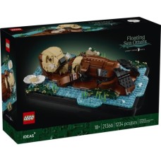 Конструктор LEGO Ideas Пливучі морські видри (21366)