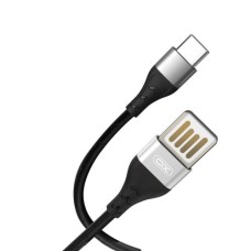 Дата кабель USB 2.0 AM to USB-C 1.0m 2.1A double-side grey XO (NB188-TC-1-GR)