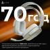 Навушники Ajazz AHM09 MAX 3-Mode Gray/White (AHM09-MAX-GW)