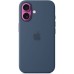 Чохол до мобільного телефона Apple iPhone16 Silicone Case with MagSafe - Denim (MYY23ZM/A)