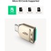 Зчитувач флеш-карт UGREEN USB-C to TF 3.0 CM331 Light Golden (80124)