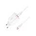 Зарядний пристрій BOROFONE BA21A Long Journey USB QC3.0 + cable USB to USB-C 18W White (6931474702487)