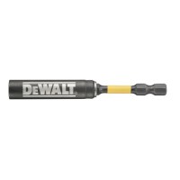 Тримач для біт DeWALT магнітний EXTREME Flextorq IMPACT, L=90 мм, хвостовик 1/4", 6.35 мм (DT7523)