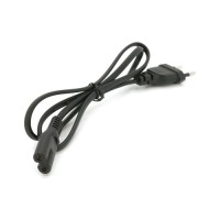 Кабель живлення C7 0.8m 0.5mm2 black Voltronic (PC-184CEE7/16-C7-CCA-1,0)