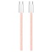 Дата кабель USB-C to USB-C 1.0m 60W 3.0А pink ColorWay (CW-CBPDCC061-P)