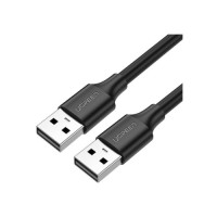 Дата кабель USB 2.0 AM/AM 2.0m US102 black UGREEN (10311)