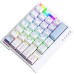 Клавіатура Ajazz AK029 Ice Island Magnetic Switch USB UA White/Blue (AK029-I-WB)