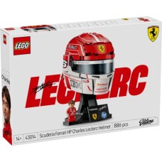 Конструктор LEGO Editions Formula 1 Шолом Шарля Леклера з команди Scuderia Ferrari HP (43014)