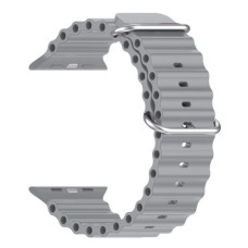 Ремінець до смарт-годинника Armorstandart Ocean Band для Apple Watch 49/46/45/44/42 (Series 1-3) Cloudy Grey (ARM85141)