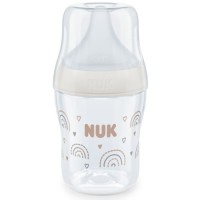 Пляшечка для годування Nuk Perfect Match S Веселка, пластикова, 150 мл (3954131)