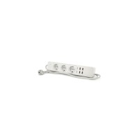 Мережевий фільтр живлення Voltronic 3 роз, 4USB, 2м Black (ТВ-Т09)