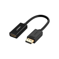 Перехідник Display Port M to HDMI F 4K30Hz black UGREEN (40363)