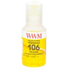 Чорнило WWM EPSON L7160/7180 140г Yellow (E106Y)